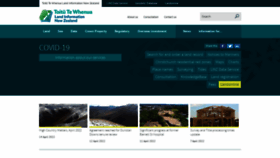 What Linz.govt.nz website looked like in 2022 (4 years ago)