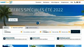 What Luxairtours.lu website looked like in 2022 (1 year ago)