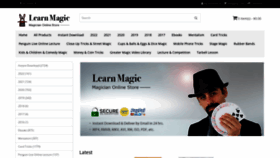 What Learnmagicstore.com website looked like in 2022 (2 years ago)