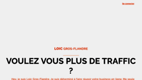 What Loicgrosflandre.com website looked like in 2022 (1 year ago)