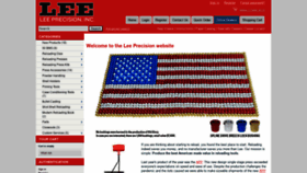 What Leeprecision.com website looked like in 2022 (1 year ago)