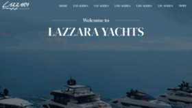 What Lazzarayachts.com website looked like in 2022 (1 year ago)