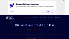 What Lunchtimeresults.info website looked like in 2022 (1 year ago)