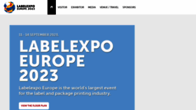What Labelexpo-europe.com website looked like in 2022 (1 year ago)