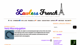 What Lawlessfrench.com website looked like in 2022 (1 year ago)
