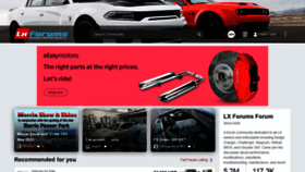 What Lxforums.com website looked like in 2022 (1 year ago)