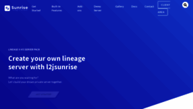 What L2jsunrise.com website looked like in 2022 (1 year ago)