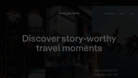 What Lonelyplanet.com website looked like in 2022 (2 years ago)