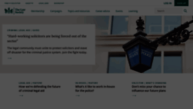 What Lawsociety.org.uk website looked like in 2022 (1 year ago)