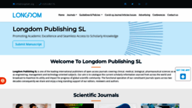 What Longdom.org website looked like in 2022 (3 years ago)