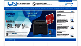 What Lenamvinh.com website looked like in 2022 (1 year ago)