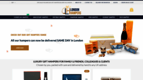 What Londonhampers.com website looked like in 2022 (1 year ago)