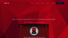 What Leeztv.com website looked like in 2022 (1 year ago)