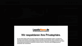 What Lausitznews.de website looked like in 2022 (1 year ago)