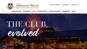 What Lakewoodranchgolf.com website looked like in 2022 (1 year ago)