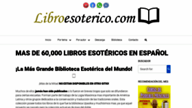 What Libroesoterico.com website looked like in 2022 (1 year ago)