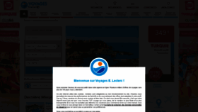 What Leclercvoyages.com website looked like in 2022 (1 year ago)