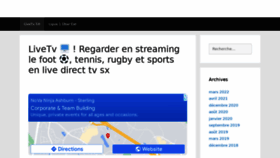 What Livetv-sx.fr website looked like in 2022 (1 year ago)