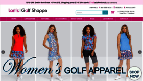 What Lorisgolfshoppe.com website looked like in 2022 (1 year ago)