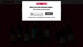 What Laithwaites.com website looked like in 2022 (1 year ago)