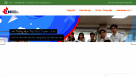 What Lms.iuh.edu.vn website looked like in 2022 (1 year ago)