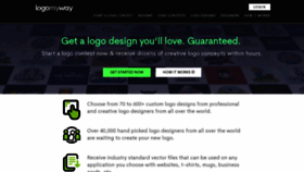 What Logomyway.com website looked like in 2022 (1 year ago)