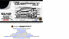 What Lotusespritworld.com website looked like in 2022 (1 year ago)