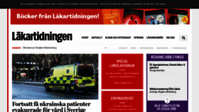 What Lakartidningen.se website looked like in 2022 (1 year ago)