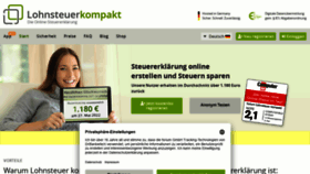 What Lohnsteuer-kompakt.de website looked like in 2022 (1 year ago)