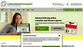What Lohnsteuer-kompakt.de website looked like in 2022 (3 years ago)