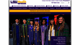 What Lsuhsc.edu website looked like in 2022 (1 year ago)