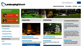What Landscapingnetwork.com website looked like in 2022 (1 year ago)