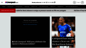 What Liverpoolworld.uk website looked like in 2022 (1 year ago)