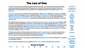What Lawofone.info website looked like in 2022 (2 years ago)