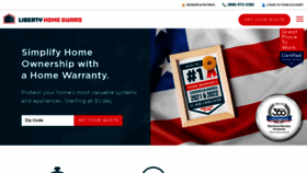 What Libertyhomeguard.com website looked like in 2022 (1 year ago)