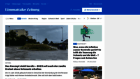 What Limmattalerzeitung.ch website looked like in 2022 (1 year ago)