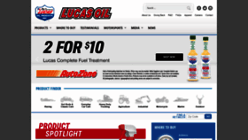 What Lucasoil.com website looked like in 2022 (1 year ago)