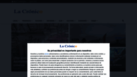 What Lacronica.net website looked like in 2022 (1 year ago)