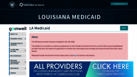 What Lamedicaid.com website looked like in 2022 (1 year ago)