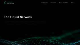 What Liquid.net website looked like in 2022 (1 year ago)
