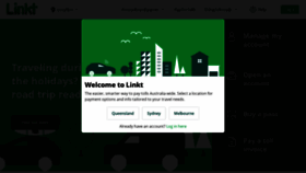 What Linkt.com.au website looked like in 2022 (1 year ago)