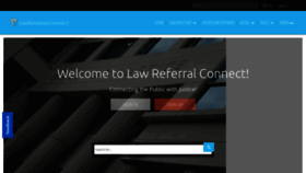 What Lawreferralconnect.com website looked like in 2022 (1 year ago)