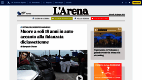 What Larena.it website looked like in 2022 (1 year ago)