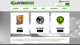What Lottomegas.com website looked like in 2022 (1 year ago)