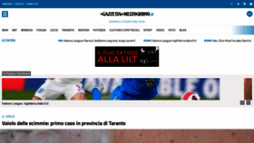 What Lagazzettadelmezzogiorno.it website looked like in 2022 (1 year ago)