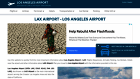 What Los-angeles-airport.com website looked like in 2022 (1 year ago)