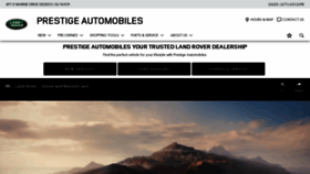 What Landroverguam.com website looked like in 2022 (1 year ago)