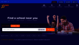 What Leadschool.in website looked like in 2022 (1 year ago)