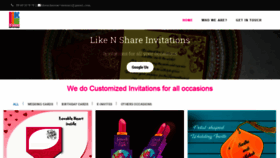 What Likenshareinvitations.com website looked like in 2022 (1 year ago)