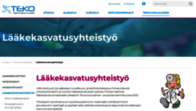 What Laakekasvatus.fi website looked like in 2022 (1 year ago)
